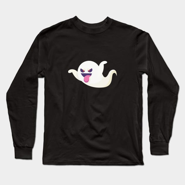 Ghost Long Sleeve T-Shirt by mutarek